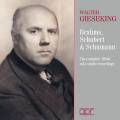 Walter Gieseking joue Brahms, Schubert et Schumann : Intégrale des enregistrements studio des années 50.