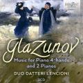 Alexandre Glazounov : Musique pour piano à 4 mains et 2 pianos. Duo Datteri Lenconi.