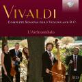 Vivaldi : Intégrale des sonates pour 2 violons et basse continue. L'Archicembalo.