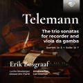 Telemann : Sonates en trio pour flûte à bec et viole de gambe. Bosgraaf, Smith, Boulanger, Pianu, Rosman.