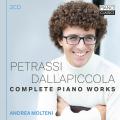 Petrassi, Dallapiccola : Intégrale des œuvres pour piano. Molteni.