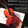 Beethoven, Mozart : Conc pour violon. Oistrakh, Cluytens.