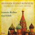 Tchaikovski, Glazounov, Medtner : Sonates russes pour piano. Richter, Gilels.