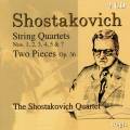 Chostakovitch : Quatuors  cordes 1-5, 7. Chostakovitch Quartet