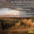 Walton : Symphonie n° 1 - Concerto pour violon. Accardo, Frémaux, Hickox.