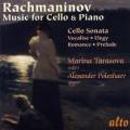 Rachmaninov : Œuvres pour violoncelle et piano. Tarasova, Polezhaev.