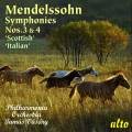 Mendelssohn : Symphonies n° 3 & 4. Vasary.