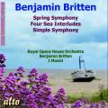 Britten : Simple Symphony - Spring Symphony - Four Sea Interludes. Pears, Britten, Ayo.