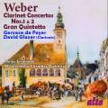 Von Weber : Concertos pour clarinette 1 et 2 - Quintette. De Peyer, Faerber.