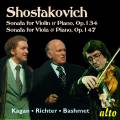 Chostakovitch : Sonates pour violon, alto et piano. Richter, Kagan, Bashmet.