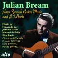Julian Bream joue Bach, Sor, Turina et Falla : Œuvres pour guitare.