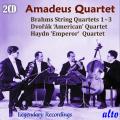 Brahms, Dvorák, Haydn : Quatuors à cordes. Amadeus Quartet.