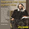 Great Shakespeare Speeches. Burton, Olivier, Welles, Guiness, Robeson.