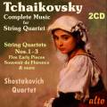 Tchaikovski : Intégrale des quatuors à cordes. Quatuor Chostakovitch.
