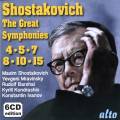 Chostakovitch : Les Grandes Symphonies. Barshai, Ivanov, Mravinski, Kondrachine.