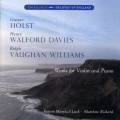 Vaughan Williams, Holst, Walford Davies : Œuvres pour violon et piano. Marshall-Luck, Rickard.