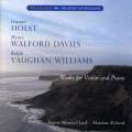 Vaughan Williams, Holst, Walford Davies : uvres pour violon et piano. Marshall-Luck, Rickard.