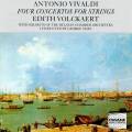 Vivaldi : Four Concertos for Strings. Volckaert E./Belgian C.O.