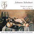 Johann Schobert : Sonates en quatuor, op. 7 et 14. Adamus, Bonneton, Manière, Peudon.