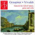 Graupner, Vivaldi : Concertos pour viole d'amour, guitare et alto. Maurice, Curry, Murawski, Dabrowski.