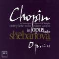 Chopin : L'intgrale de la musique pour piano seul, vol. 3. Shebanova.