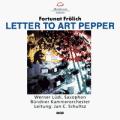 Frlich : Letter to Art Pepper