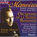 Brahms, Duparc, Ravel, Poulenc : Mmoires de l'orchestre de la Suisse Romande