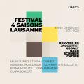 Festival 4 Saisons de Lausanne : 8 ans d'histoire, 2014-2022. Grosclaude, Maiatsky, Duo Jaccottet-Gafner, Trio 42'.