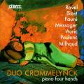 Ravel, Bizet, Faur : Chefs d'uvre franais pour piano  quatre mains. Crommelynck.