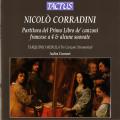 Nicolo Corradini : Partition du premier Cahier de chansons franais. Aulos Consort.