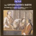 Martini Giovanni : Six sonates pour l'orgue ou le clavecin