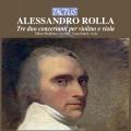 Rolla Alessandro : tre duo concertanti per violino e viola