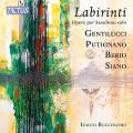 Berio, Gentilucci, Putignano, Siano : uvres pour saxophone seul. Buccoliero.