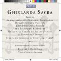 Ghirlanda Sacra : Motets de grands compositeurs. Ensemble Primi Toni, Lamon.