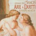 Sances : Arie e duetti. Nuove Musiche.