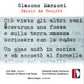 Giacomo Manzoni : Parole da Beckett. Rado, Angius.