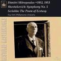 Chostakovitch, Scriabine : uvres symphoniques. Mitropoulos.