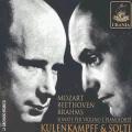 Mozart W/ Beethoven L/ Brahms J : Sonates pour violon et piano