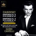 Tchaikovski P I : Symphonie n 5 en mi min op. 64 & n 4 en fa min op. 36