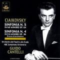 Tchaikovski P I : Symphonie n 5 en mi min op. 64 & n 4 en fa min op. 36