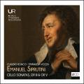 Emanuel Siprutini : Sonates pour violoncelle, op. 3 et 5. Ronco, Vozza.