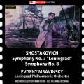Chostakovitch : Symphonies n 7 et 8. Mravinsky.