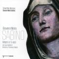 Giovanni Maria Sabino : Vêpres à 5 voix. Ensemble Baroque Sabino, Valerio.