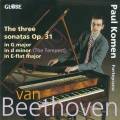 Beethoven : Sonates pour piano n 16, 17, 18. Komen.