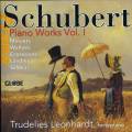 Schubert : uvres pour piano, vol. 1. Leonhardt.