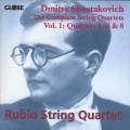 Chostakovitch : Intgrale des quatuors  cordes, vol. 1. Quatuor Rubio.