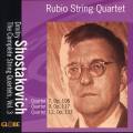 Chostakovitch : Intgrale des quatuors  cordes, vol. 3. Quatuor Rubio.