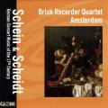 Schein, Scheidt : uvres pour consort de fltes  bec. Brisk Recorder Quartet Amsterdam.