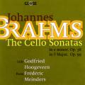 Brahms : Sonates pour violoncelle n 1 et 2. Hoogeven, Meinders.