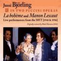 Puccini : La Bohme - Manon Lescaut. Bjrling, Sayao, Albanese, Antonicelli, Mitropoulos.